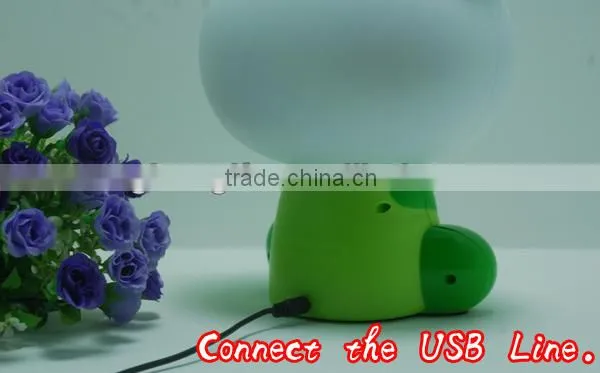 2014 The Popular Frog LED Lamp For Family/Touchable Lamp, eye protection Night Light / desk lamp.