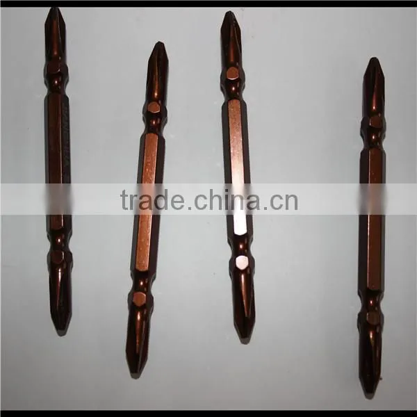 Professional pneumatic phillips double end ph2 double heads power bit with strong magnetic