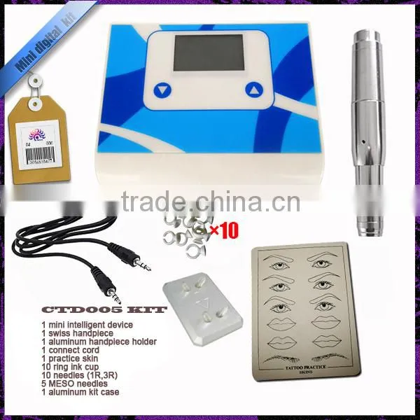 Permanent Makeup Pen Tattoo Eyebrow Machine Kit Ring Tips Needles Caps,Permanent Eyebrow Tattoo Kit,Permanent Makeup Machine Kit