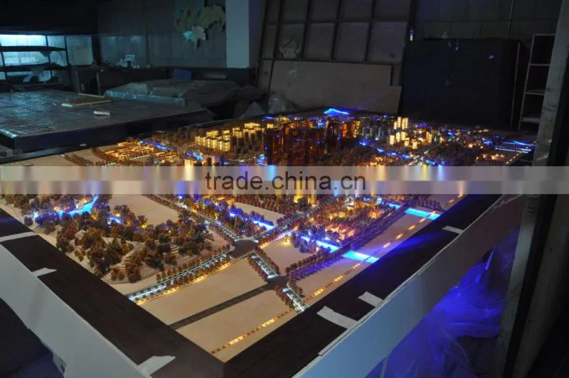Wooden building model