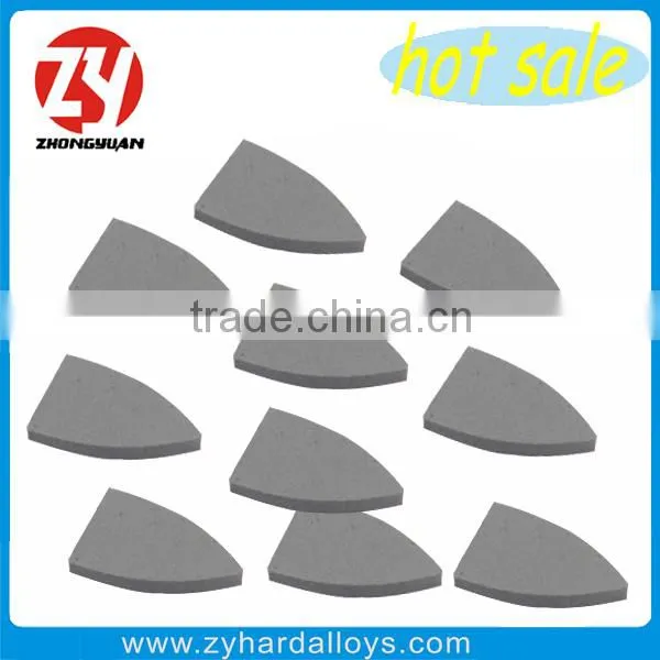YG8 Tungsten Carbide tips for glass drill bit