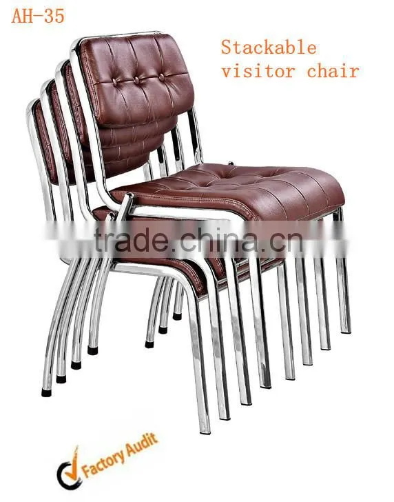 new style design green leather metal meeting chairs hotel dining chairs