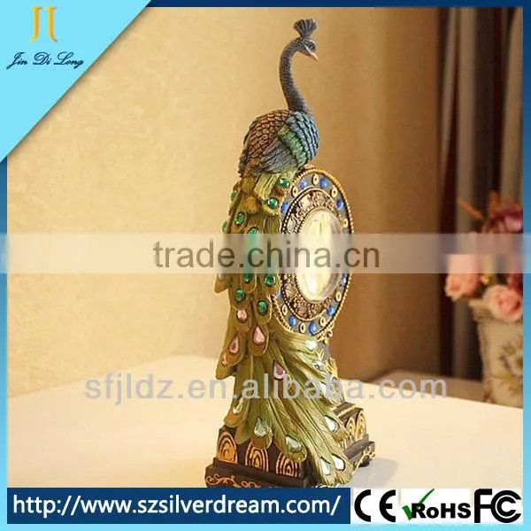 Environmental protection resins vintage home decorating clock