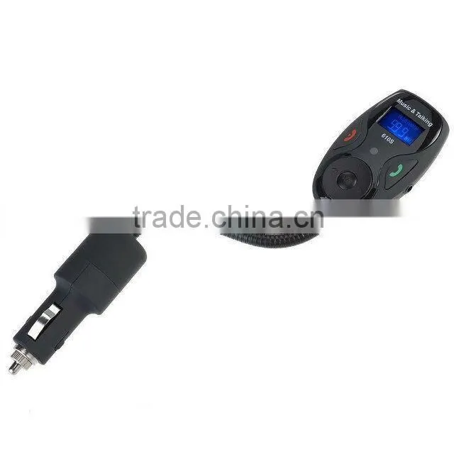 Hot sales!610S Bluetooth FM Transmitter with Adapter Aux and Usb to Car Radio