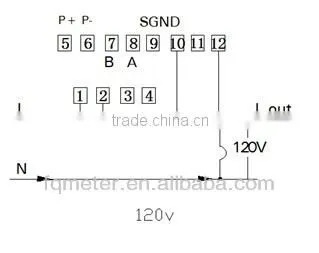 EM427 kwh meter single phase digital 120v smart electricity meter single phase single phase din rail watt-hour meter