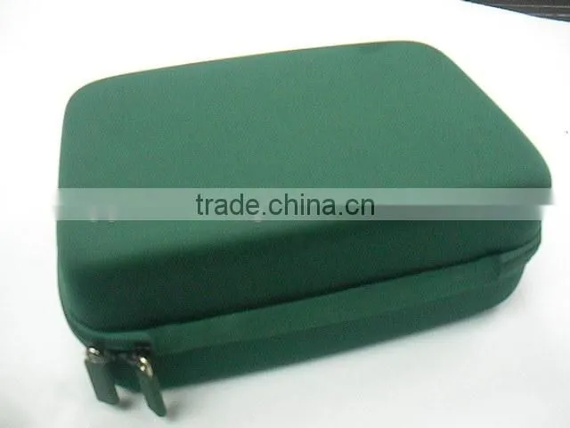 GC--Green color hard cover shell anti - shock eva bank power package carboard box