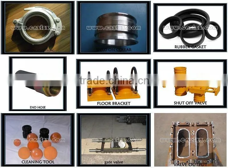 schwing DN125 F/M delivery pipe