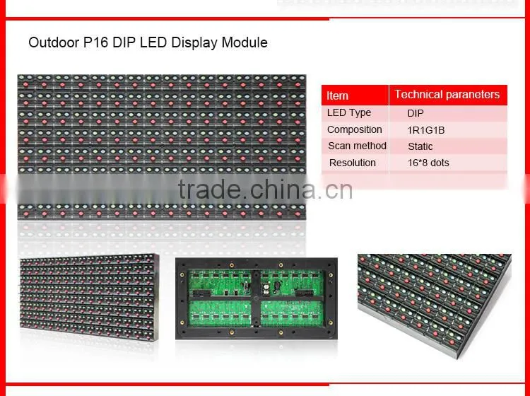 Outdoor Usage and 16mm Pixels outdoor led video billboards