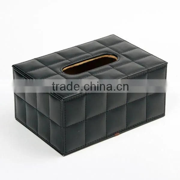 Classical color Black plastic tissue boxes