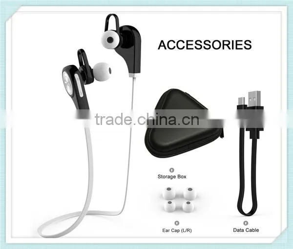 Newest Q9 Wireless Bluetooth 4.1 Headset Earphone Stereo Music Bluetooth Sport Headphone With Original packaging High Quality