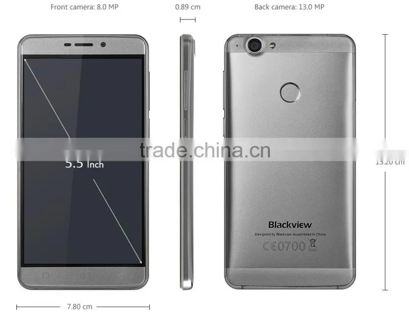 Blackview R7 Android 6.0 5.5 inch MTK6755 Octa Core 2.0GHz 4GB RAM 32GB ROM Fingerprint Scanner Quick Charge GPS