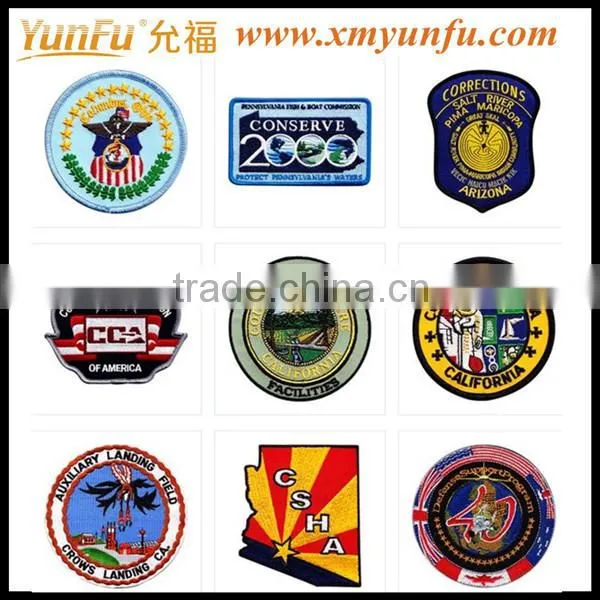 Custom Stick on embroidered patches