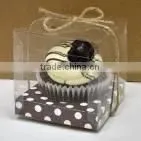 customized folding plastic packaging box for cake