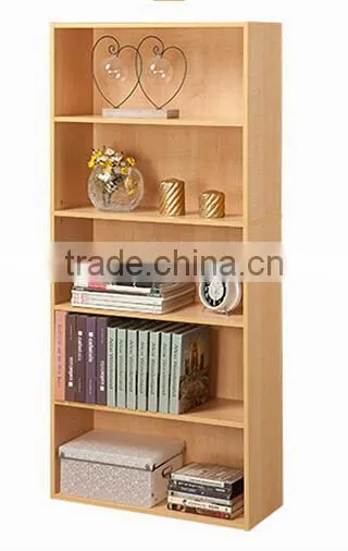 Living room furniture cheap bookcases/book shelf/book rack in particle board