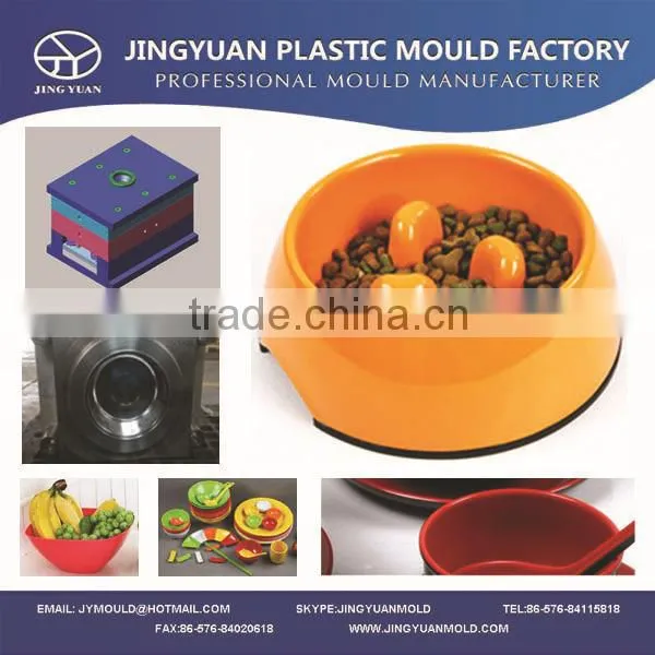 China OEM factory cheap plastic pet bowl mould manufacturer / Plastic injection dog bowl mold/Plastic cat bowl mould supplier