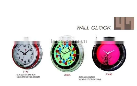 Latest technology professional neon wall clocks