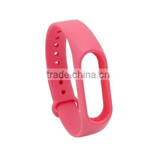 High Quality Silicone Colorful Straps Replacement For Xiaomi Mi Band 2 Wrist Strap Mi Band 2 Smart Bracelet Wristband Accessorie
