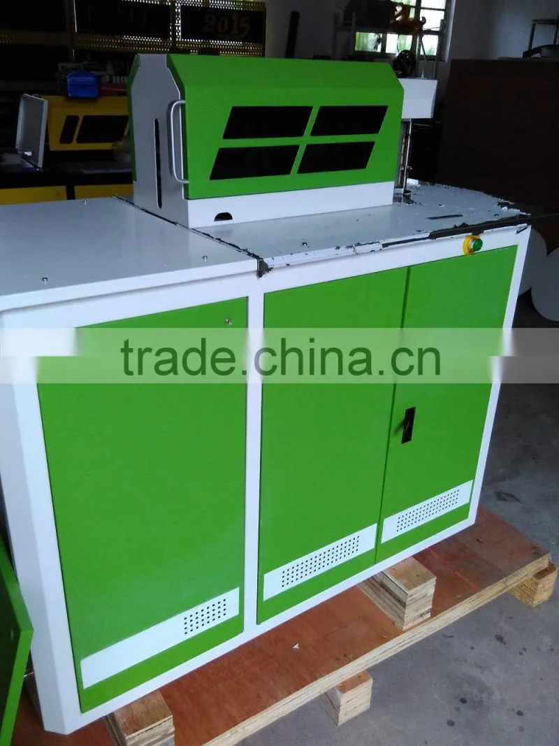 stainless steel led advertising letter bending machine with computer system