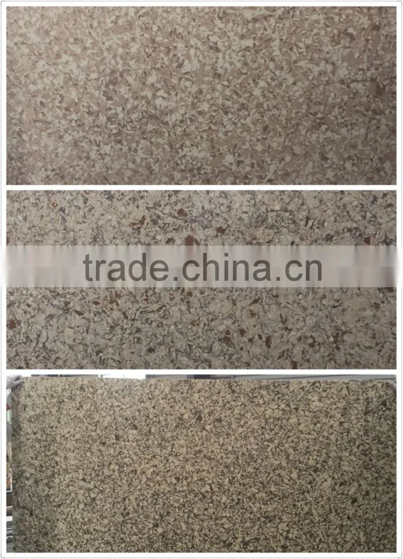 2016 Artificial Sparkle white quartz stone manufacturer