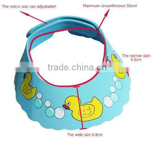 Funny EVA shampoo caps for baby safty