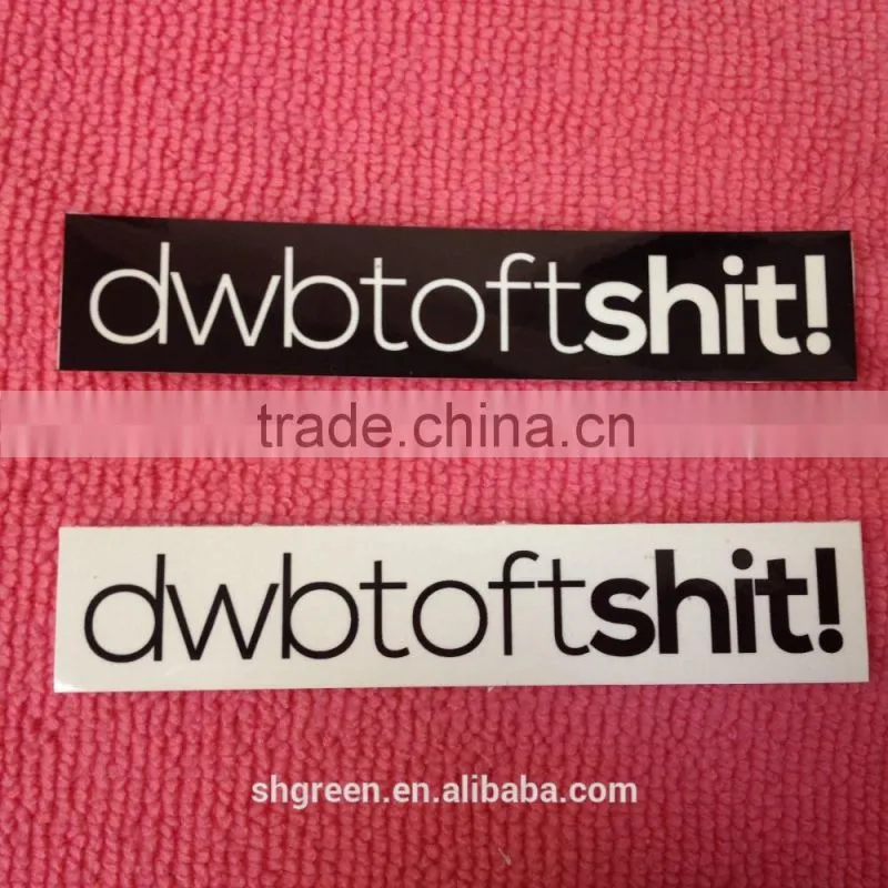Bright full red vinyl food safe sticker with eco-friendly