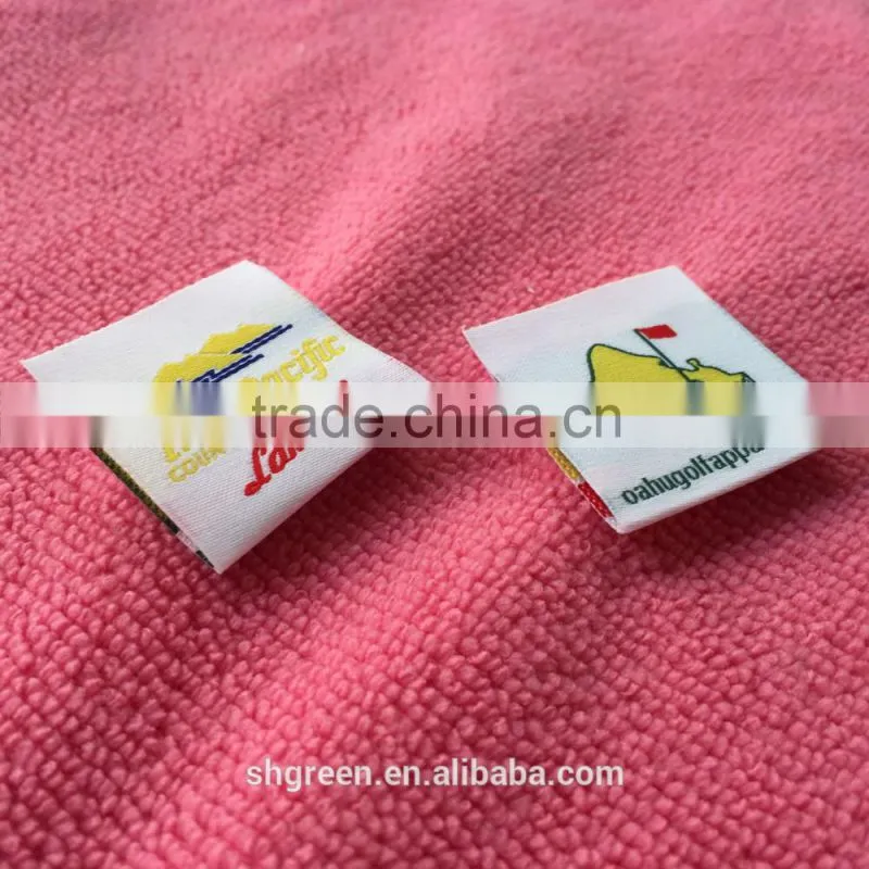 Soft clothing label,double sides garment label
