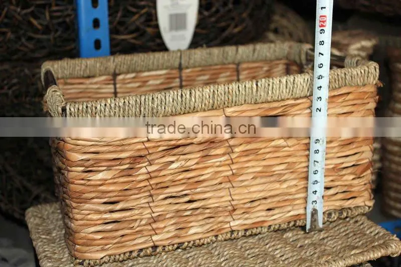 Plant Plaiting Garden Basket with handle