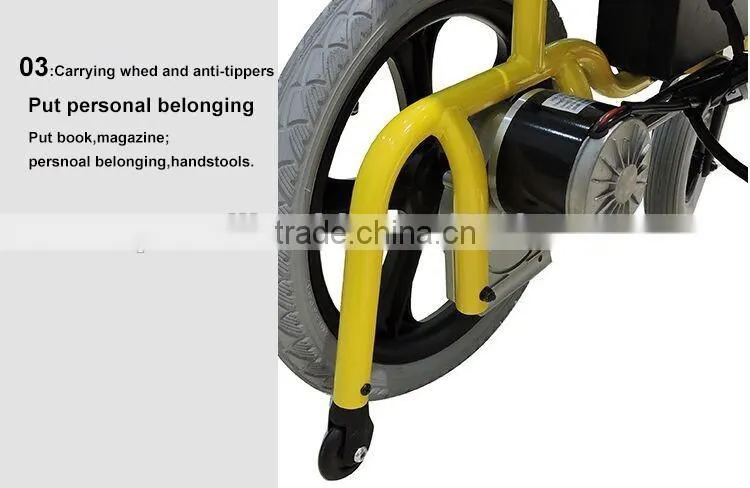 Chinese System Electric Wheelchair for Handicapped and Elderly People