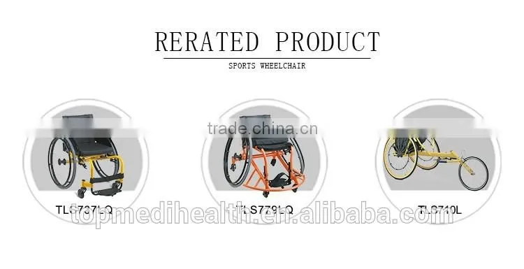 Rehabilitation Therapy Supplies Topmedi TLS717L-30 High end spinergy wheel for marathon speed king racing sport wheelchair