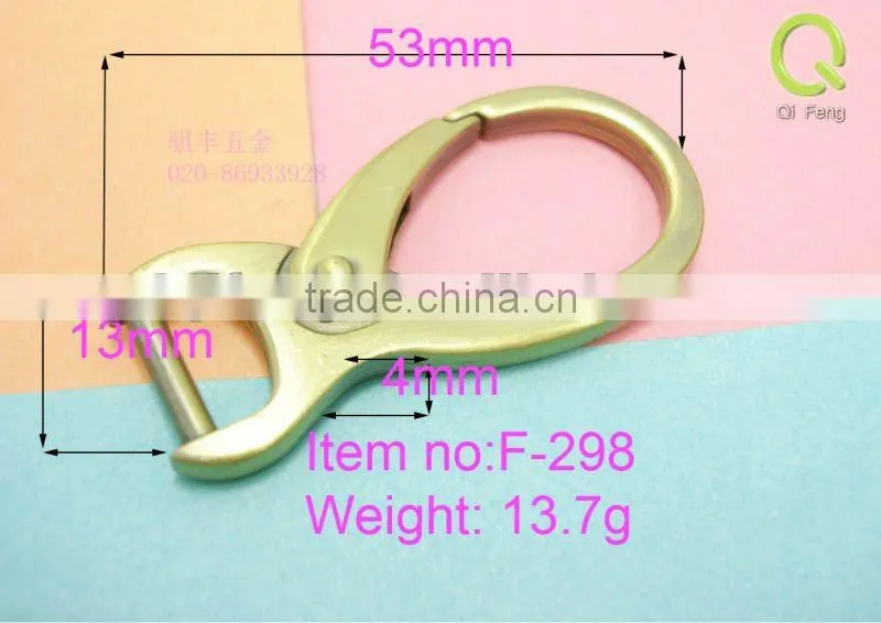 portable purse hook qifeng Metal swivel hook -298