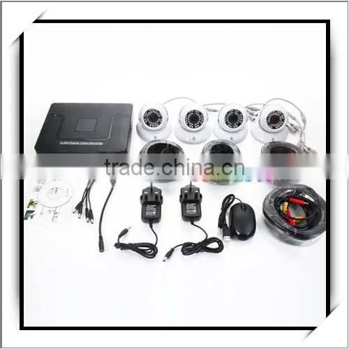 420TVL 4 Channel H.264 IR Security Camera Network DVR Surveillance System