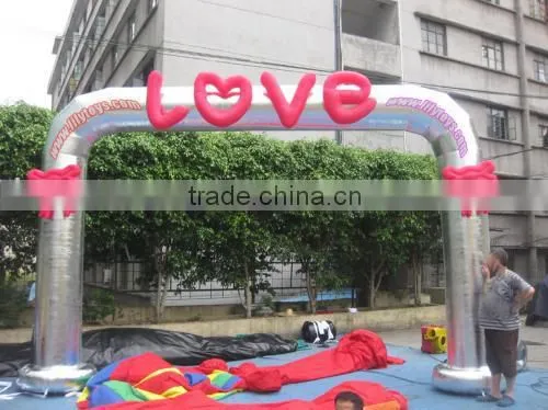lilytoys 2015 CE certificated durable inflatable arch for sale