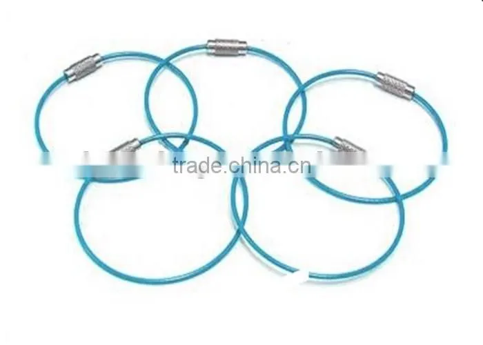 stainless steel cable luggage straps with coating