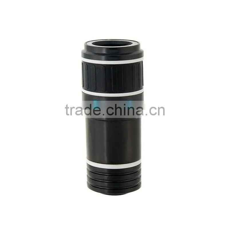 12X Optical Zoom Telescope Lens With Mini Tripod For iPhone5C