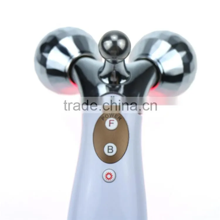 3D Y shape roller infrared EMS facial massager Slimming handheld instruments