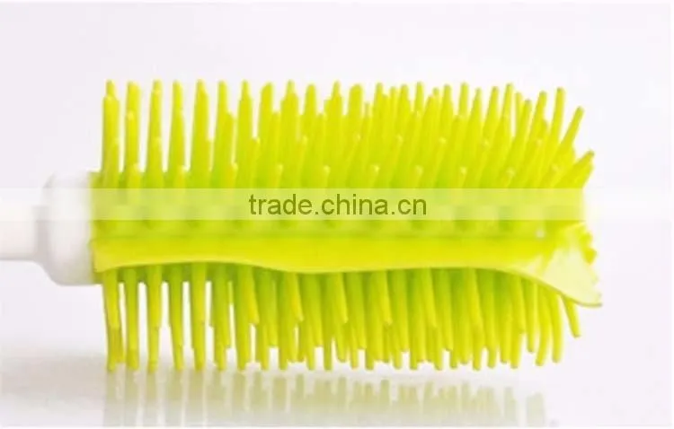 Nano Deep Handheld Kitchen Plastic Long Handle Wash Cup Silicone Cleaning Bottle Brush