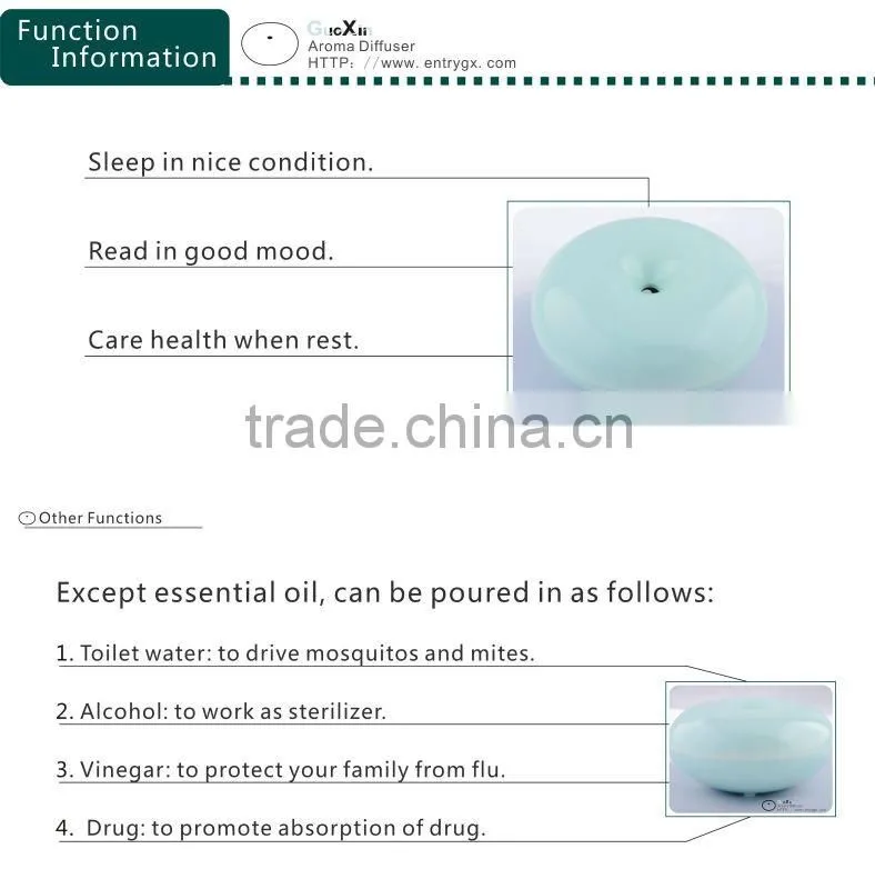 2013 Mini bathroom aroma diffuser/air humidifier