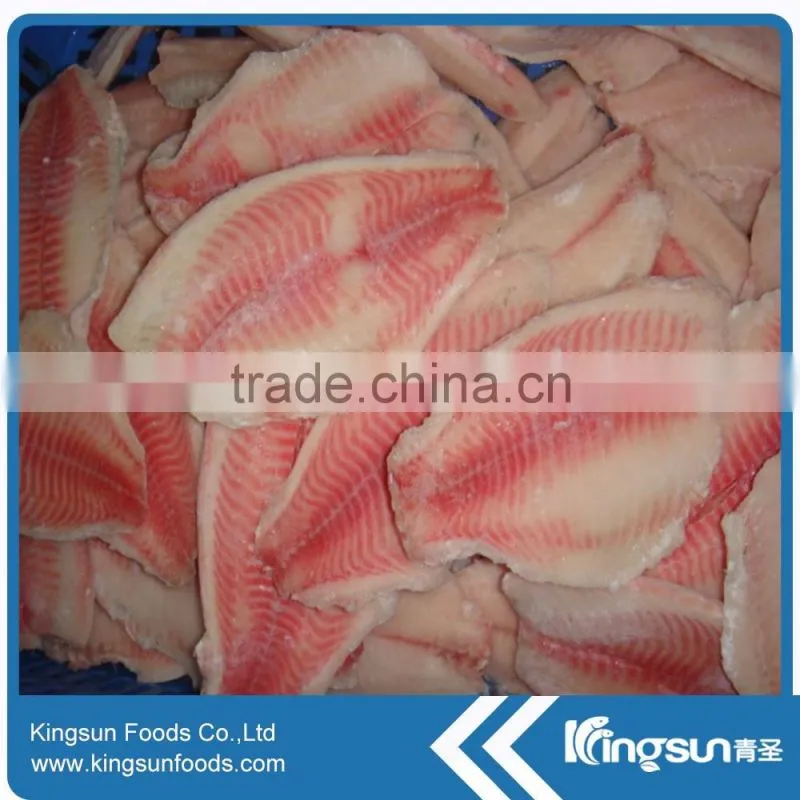 Whole Sale Co Treated IQF Frozen Tilapia Fish Fillet
