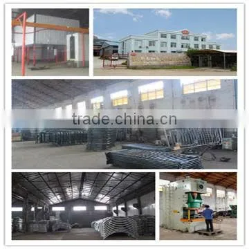 1.3m high HDG Steel Pallet with removable post