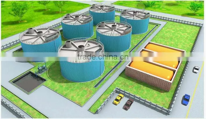cow dung biogas power plant