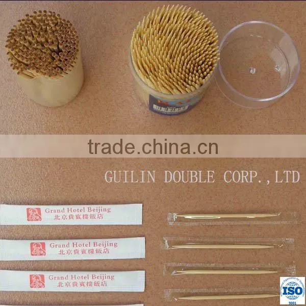 short one point colorful bamboo/wooden toothpick