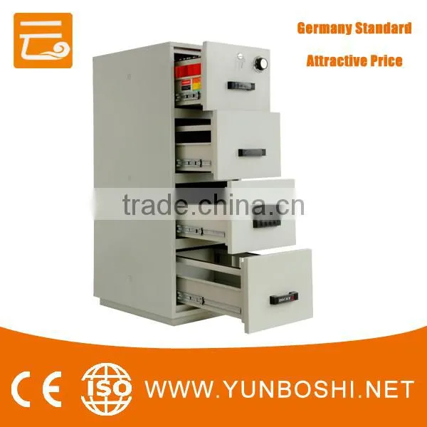 Good quality 4 drawers used fireproof cabinets
