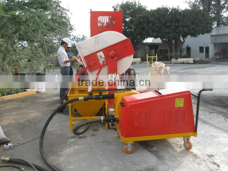 Low maintenance cost UBJ3-Q petrol squeeze hand grout pump