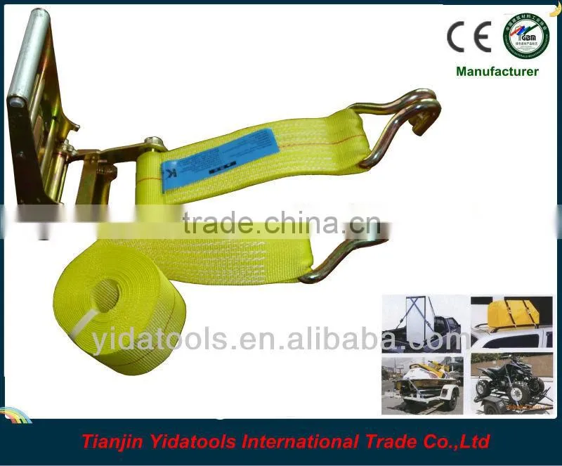 high tenacity polyester Ratchet tie down