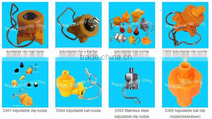 clip on spray jet nozzle