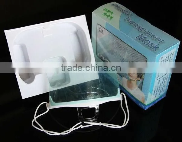 Transparent Protective Face Mask with Splash Shield
