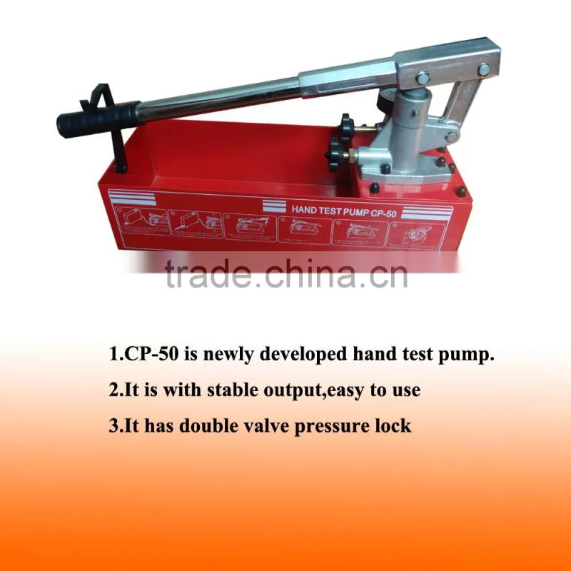 manual water usage pressure test pump bench CP-50