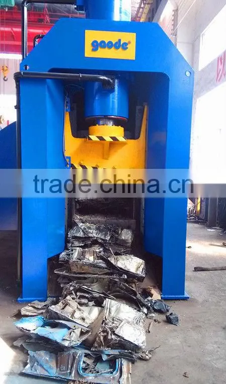 CE All In one Hydraulic Recycling Scrap Metal Baler Cutting Machine
