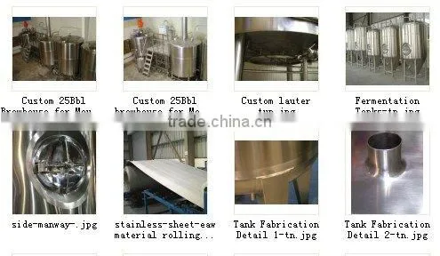 400L stainless steel conical fermenter