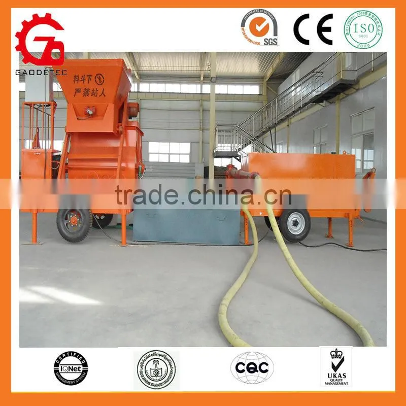 2016 new design foam concrete clc brick machine